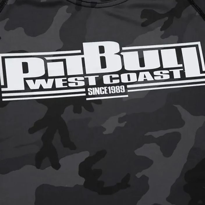 Ladies' Rashguard Pitbull West Coast Rash T-S All black camo 3