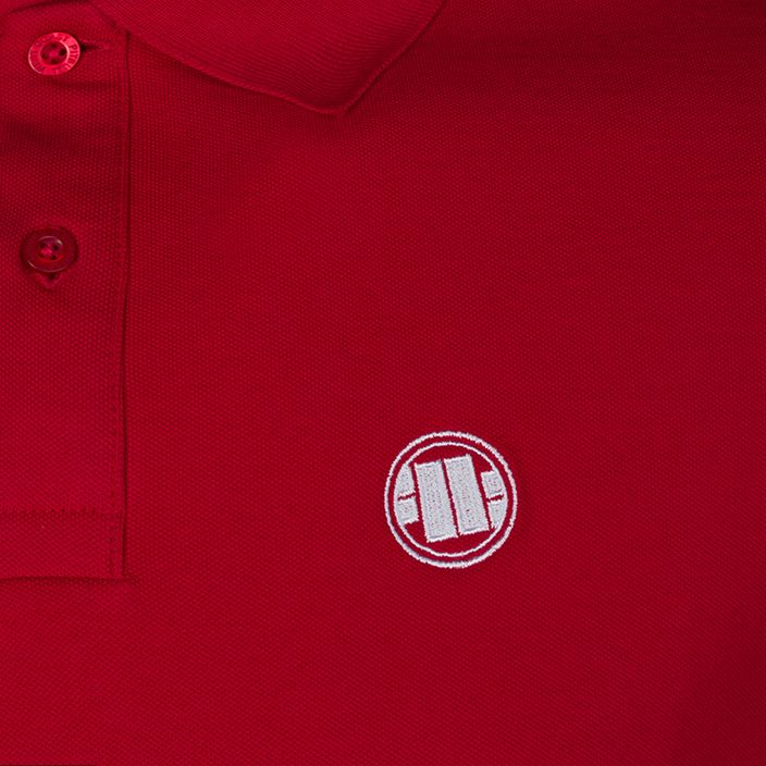 Men's polo shirt Pitbull West Coast Polo Regular Logo red 3