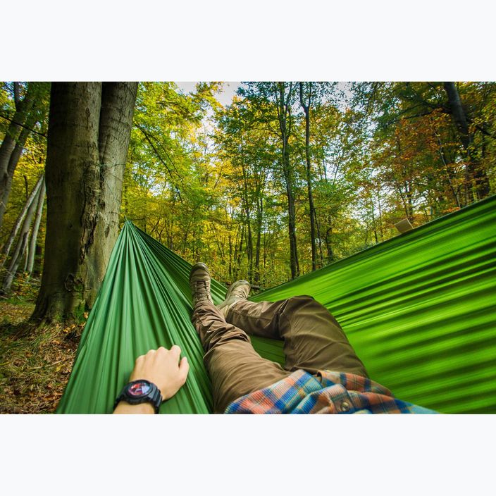 Hiking hammock Lesovik Spirit treetop green 7