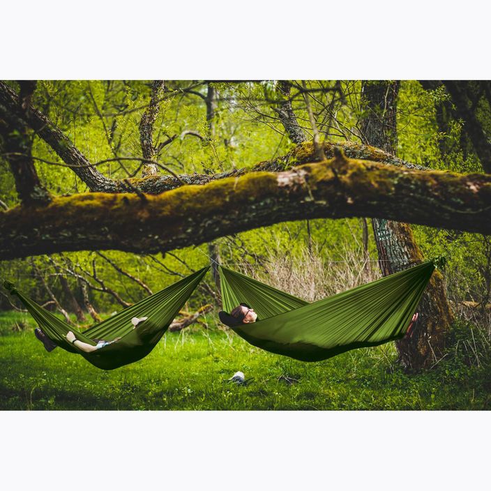 Hiking hammock Lesovik Spirit treetop green 8