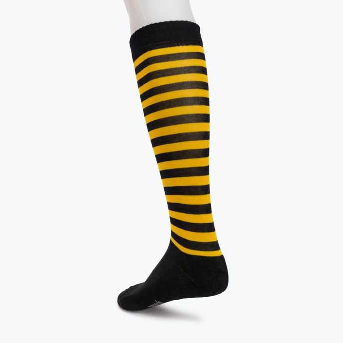 Comodo black/yellow riding knee socks SJBW/01 4