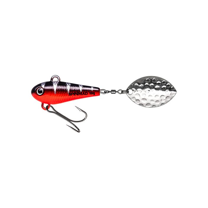 SpinMad Whirling Tail Spinners black and red 0808 2