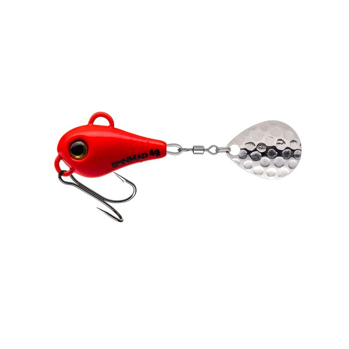 SpinMad Big Tail Spinners lure red 1204 2