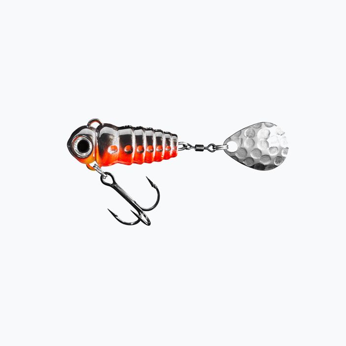 SpinMad Crazy Bug Tail spinning lure black and red 2410