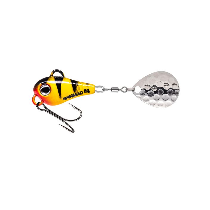 SpinMad Big Tail Spinners yellow and black 1214 bait 2