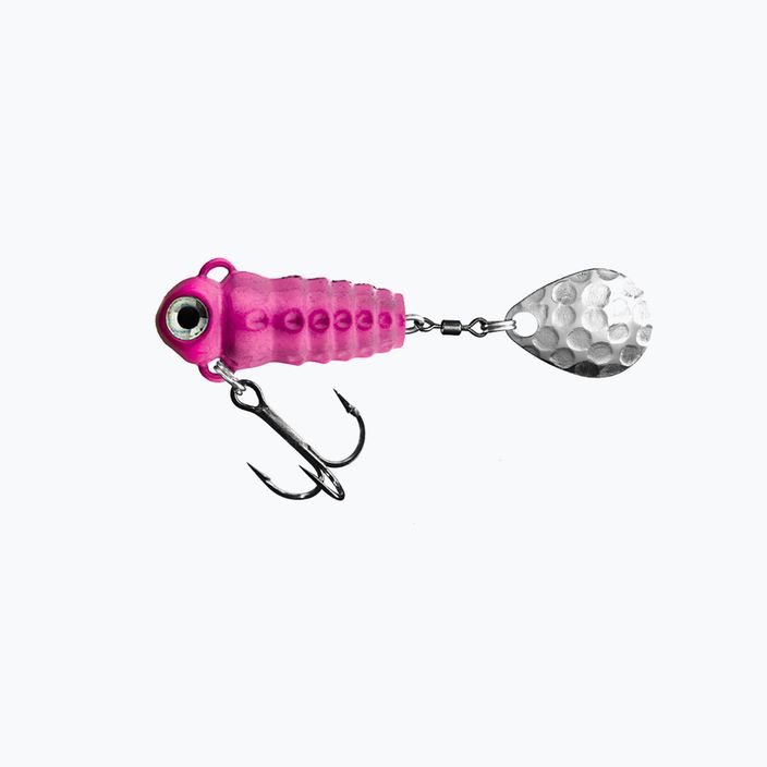 SpinMad Crazy Bug Tail spinning lure pink 2414
