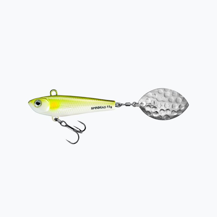 SpinMad Pro Spinner Tail lure yellow and white 2904
