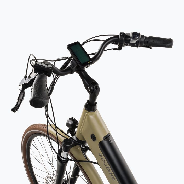 EcoBike X-City Cappuccino/13 Ah Greenway beige electric bike 1010119 4