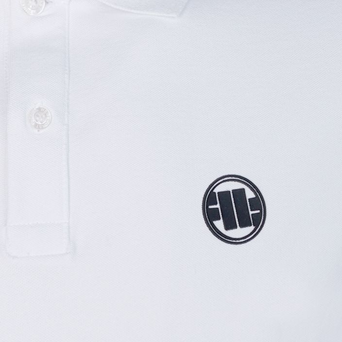 Men's polo shirt Pitbull West Coast Polo Slim Logo white 3
