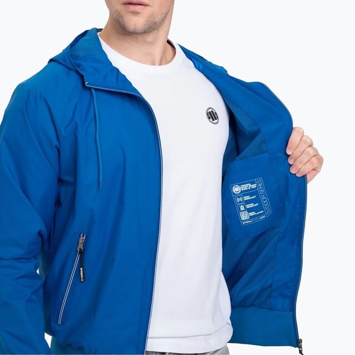 Men's Pitbull West Coast Athletic Hooded Nylon jacket royal blue 4