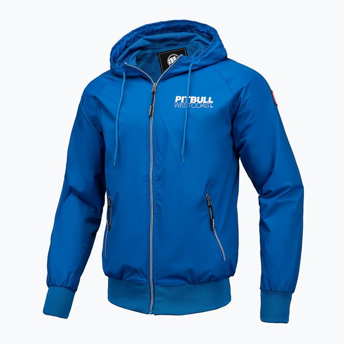 Men's Pitbull West Coast Athletic Hooded Nylon jacket royal blue 6