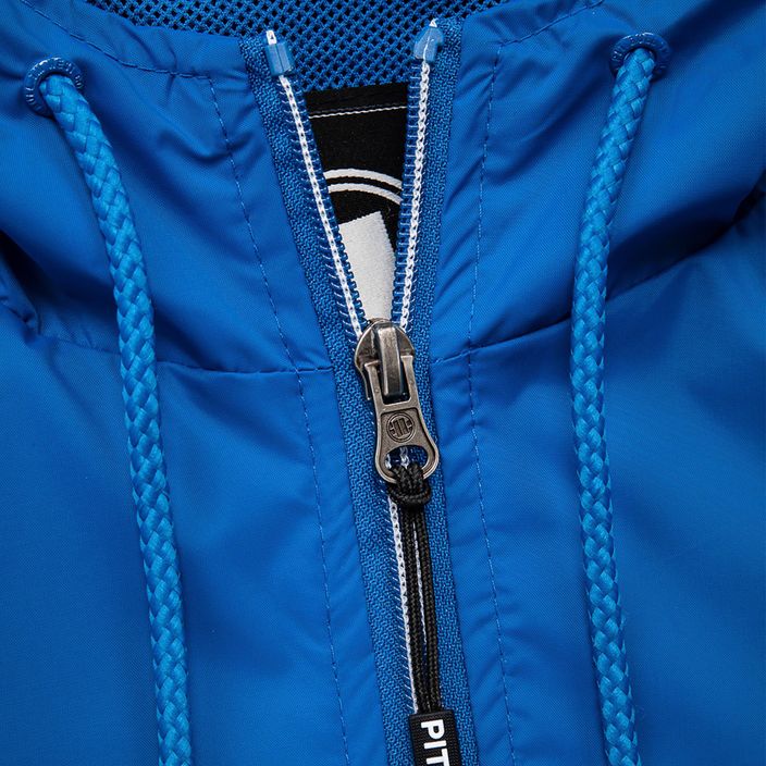 Men's Pitbull West Coast Athletic Hooded Nylon jacket royal blue 8