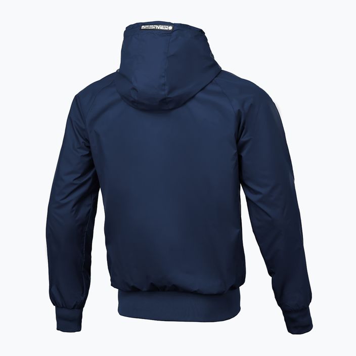 Men's Pitbull West Coast Athletic Hooded Nylon jacket dark navy 8