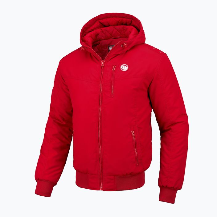 Men's winter jacket Pitbull West Coast Cabrillo Hooded red 3