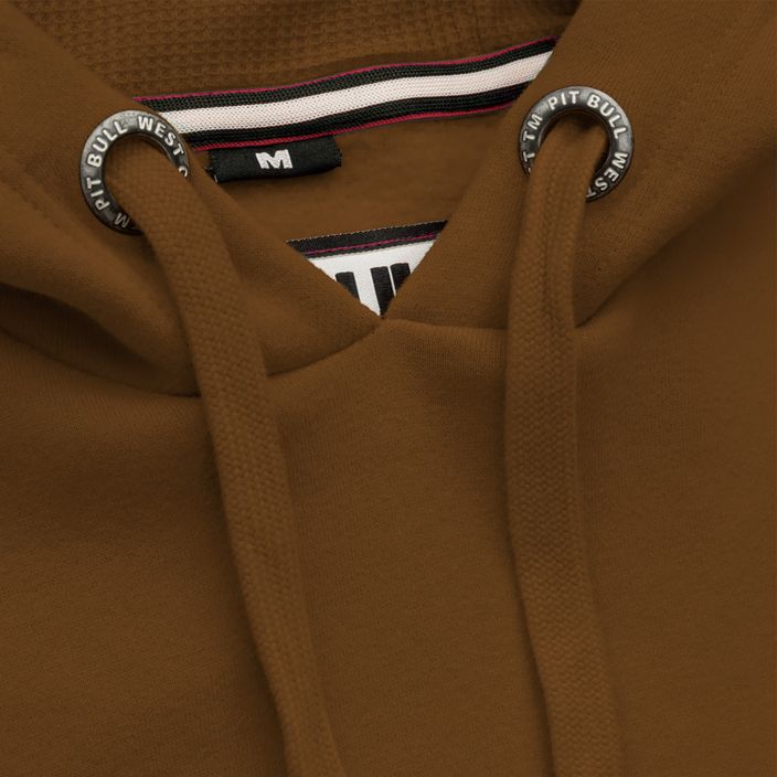 Men's sweatshirt Pitbull West Coast Hooded Small Logo brown 6