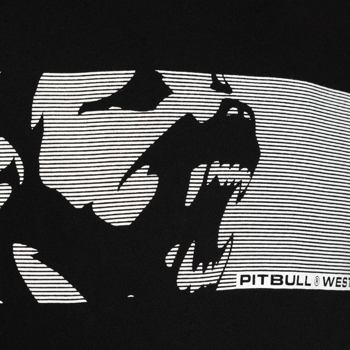 Men's sweatshirt Pitbull West Coast Crewneck Raster Dog black 3