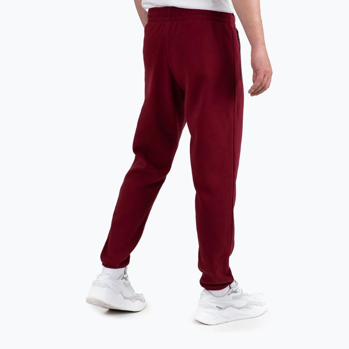 Men's trousers Pitbull West Coast Track Pants Athletic burgundy 2