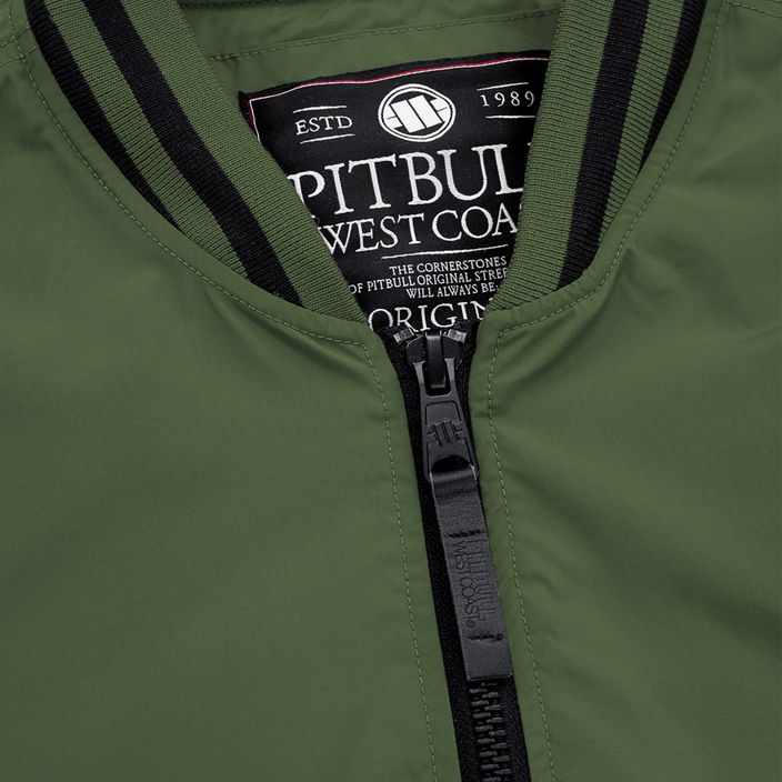 Men's Pitbull West Coast Nimitz Hooded olive jacket 5