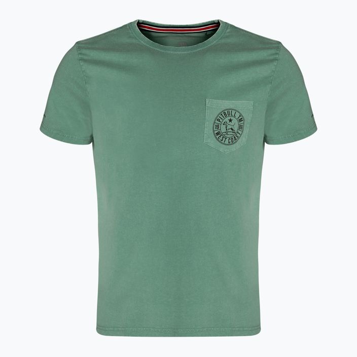 Men's T-shirt Pitbull West Coast T-Shirt Circle Dog green