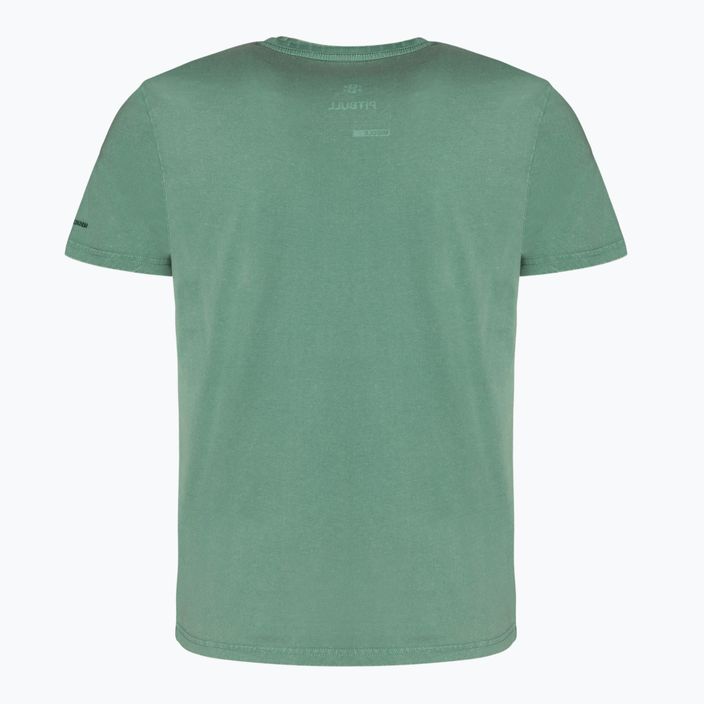 Men's T-shirt Pitbull West Coast T-Shirt Circle Dog green 2