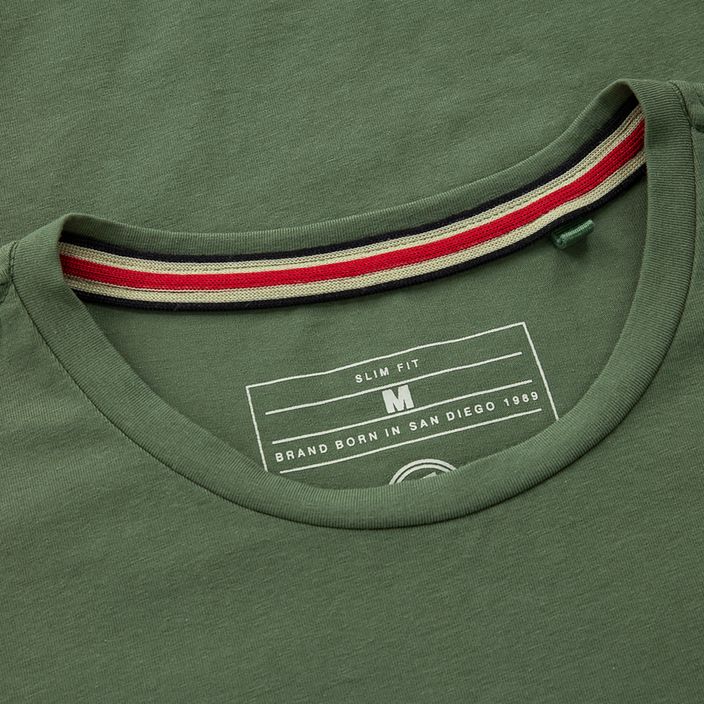 Men's T-shirt Pitbull West Coast Slim Fit Lycra Small Logo olive 3