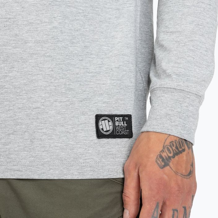 Men's sweatshirt Pitbull West Coast Small Logo Spandex 210 grey/melange 4