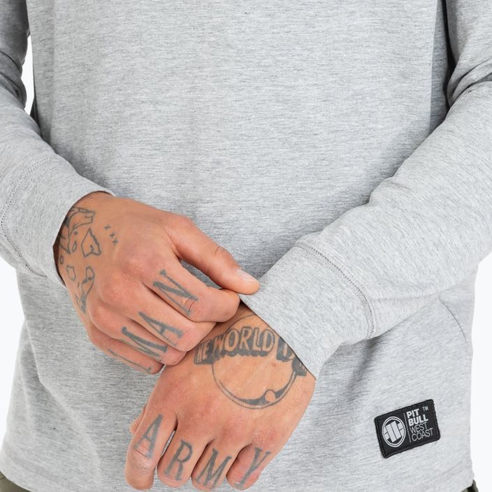 Men's sweatshirt Pitbull West Coast Small Logo Spandex 210 grey/melange 5