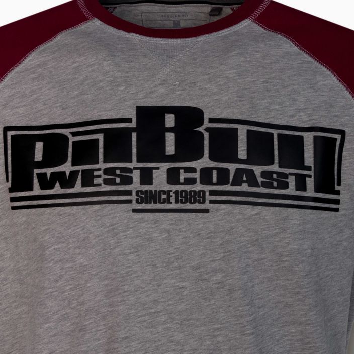 Men's T-shirt Pitbull West Coast T-Shirt Boxing 210 burgundy 3