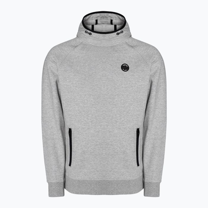 Men's sweatshirt Pitbull West Coast Skylark Hooded Sweatshirt grey/melange