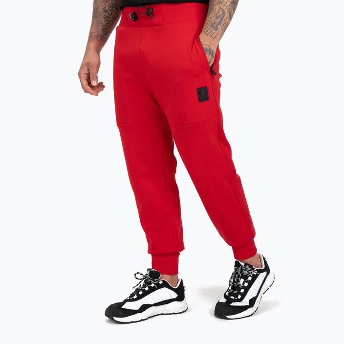 Men's trousers Pitbull West Coast Pants Alcorn red