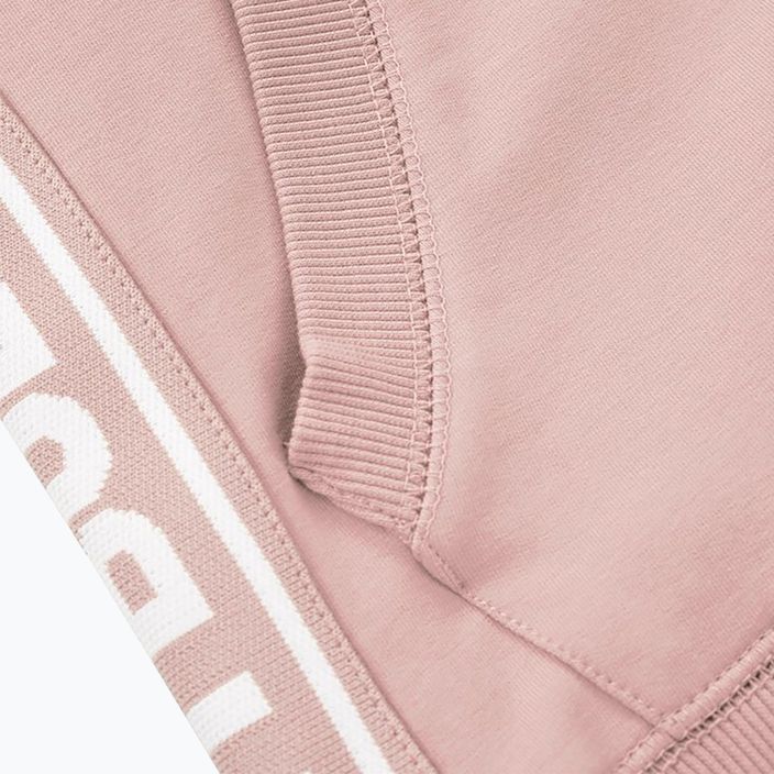 Ladies' sweatshirt Pitbull West Coast Hooded Zip French Terry 21 powder pink 3