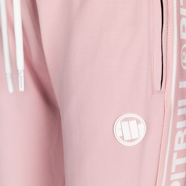 Women's trousers Pitbull West Coast Jogging Pants F.T. 21 Small Logo powder pink 3