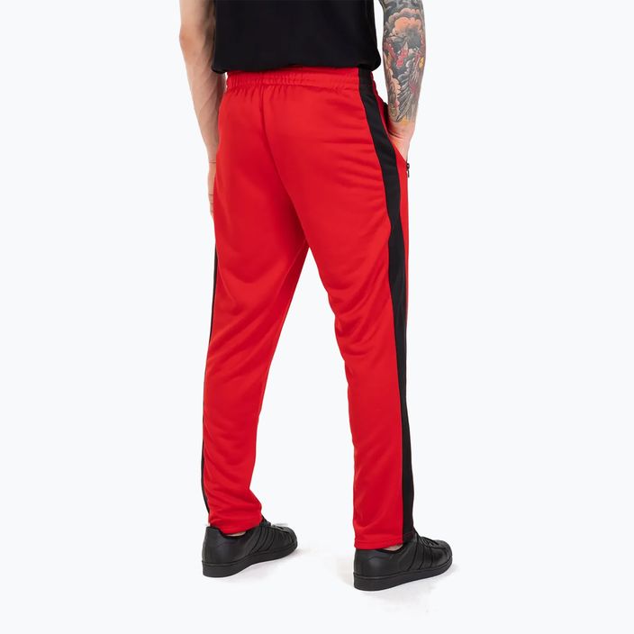 Men's trousers Pitbull West Coast Oldschool Track Pants Raglan red 5