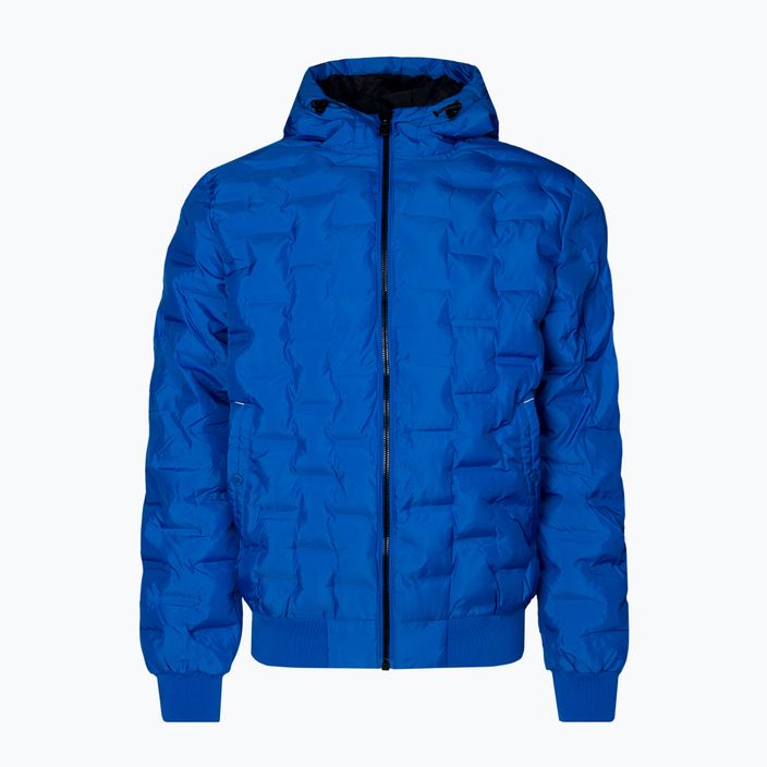 Men's winter jacket Pitbull West Coast Quilted Hooded Carver royal blue