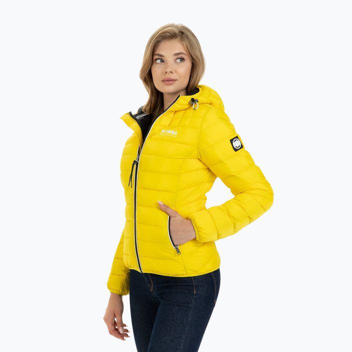 Women's down jacket Pitbull West Coast Seacoast yellow