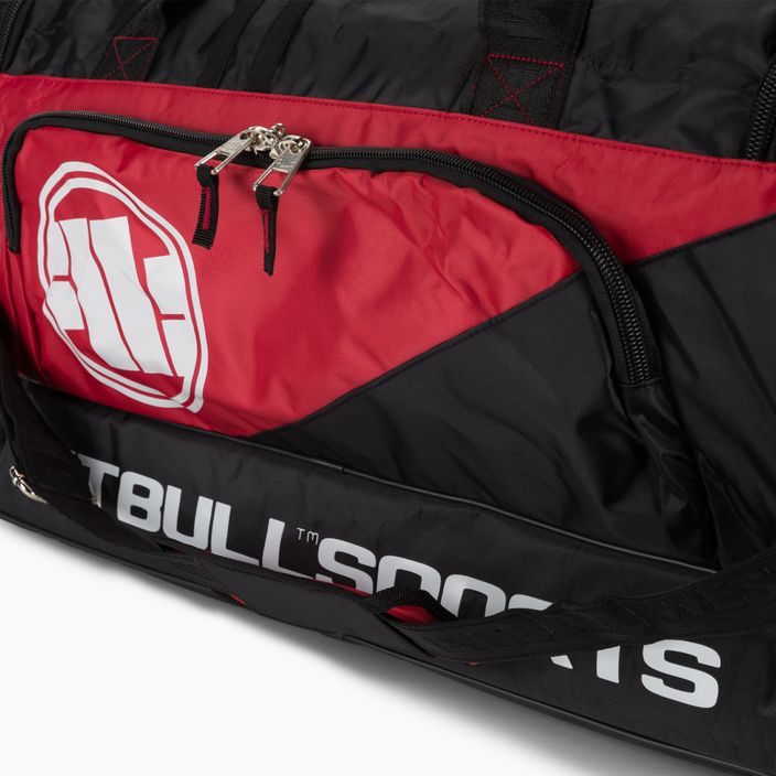 Training bag Pitbull West Coast Big Duffle Bag Logo Pitbull Sports black/red 3