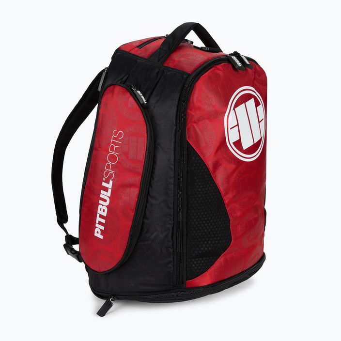 Backpack Pitbull West Coast Big Convertible Logo red 2