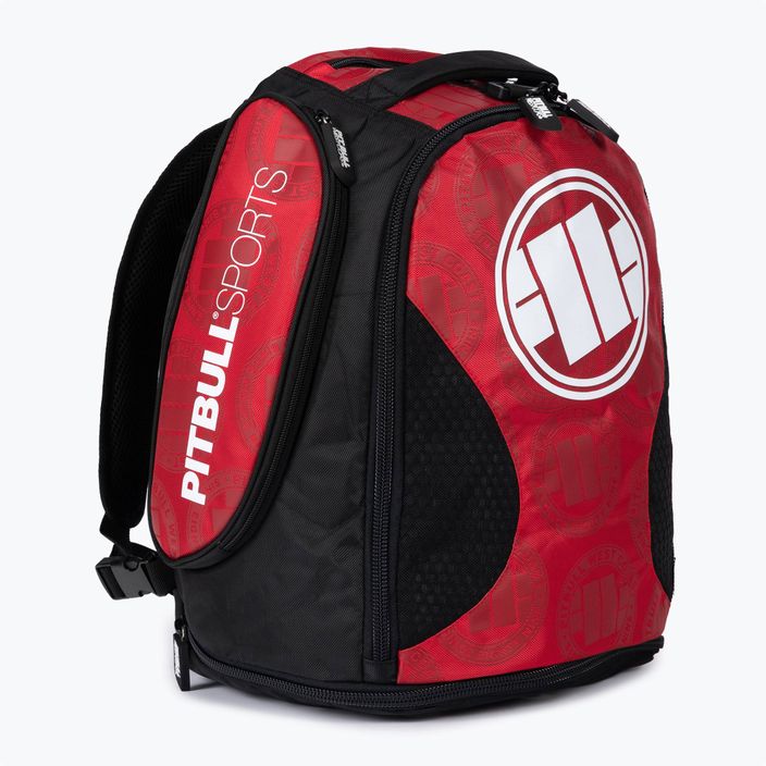 Men's backpack Pitbull West Coast Medium Convertible Logo red 2