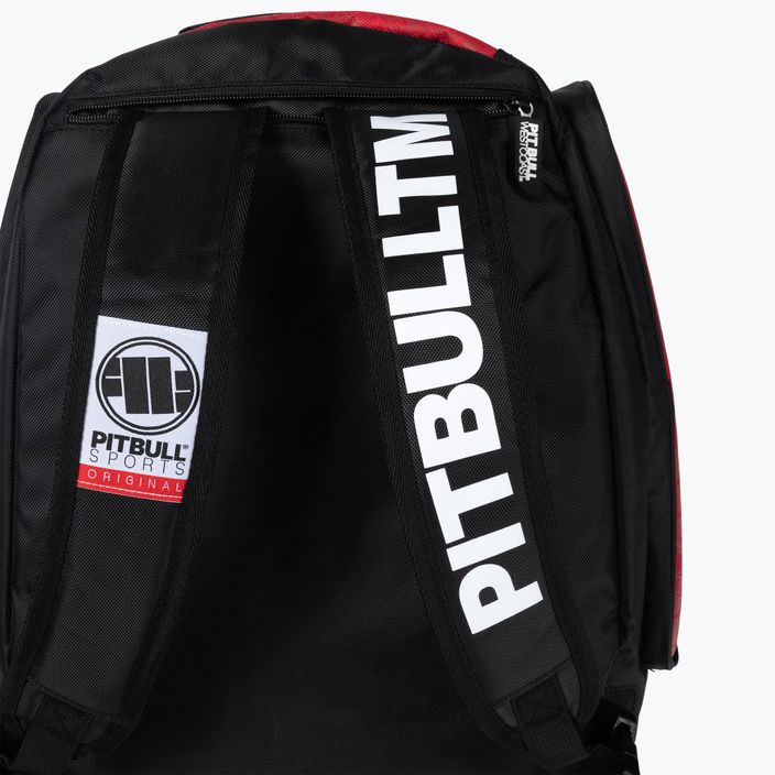 Men's backpack Pitbull West Coast Medium Convertible Logo red 6