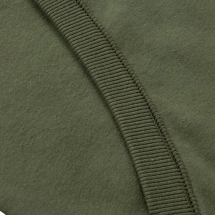 Men's sweatshirt Pitbull West Coast Hooded Classic Logo olive 10