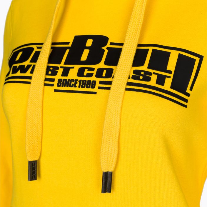 Ladies' sweatshirt Pitbull West Coast Hooded Classic Boxing 2 yellow 3