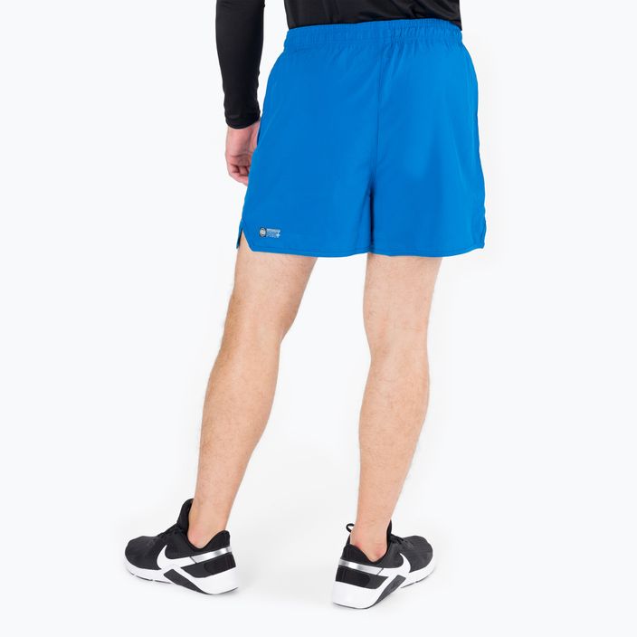 Men's training shorts Pitbull West Coast Performance Small Logo blue 7