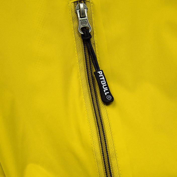 Men's Pitbull West Coast Athletic Hooded Nylon yellow jacket 4
