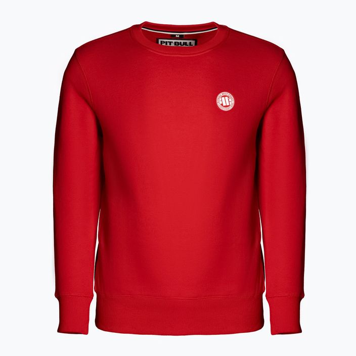 Men's sweatshirt Pitbull West Coast Crewneck Small Logo red