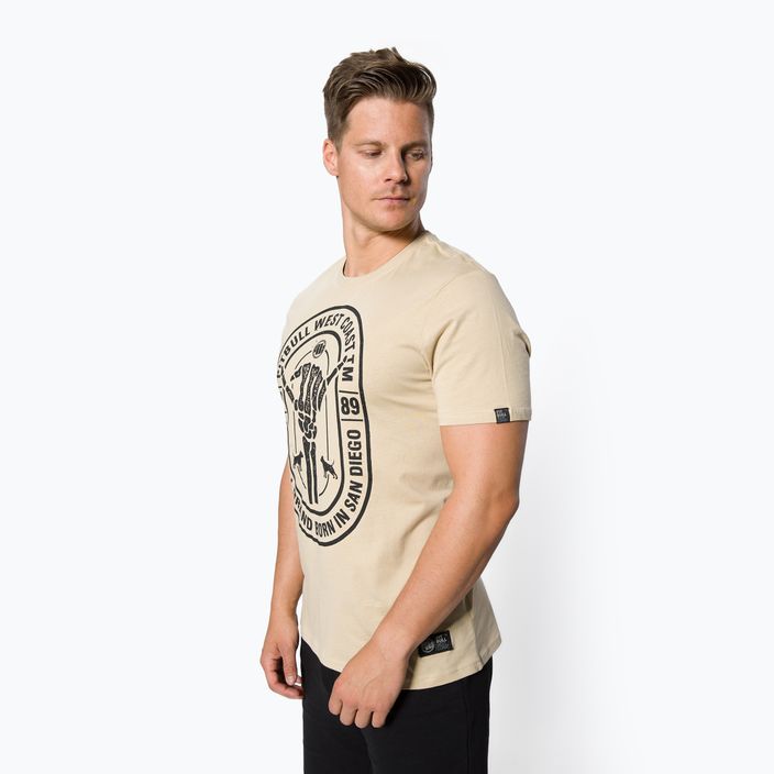 Men's T-shirt Pitbull West Coast Keep Rolling 22 sand