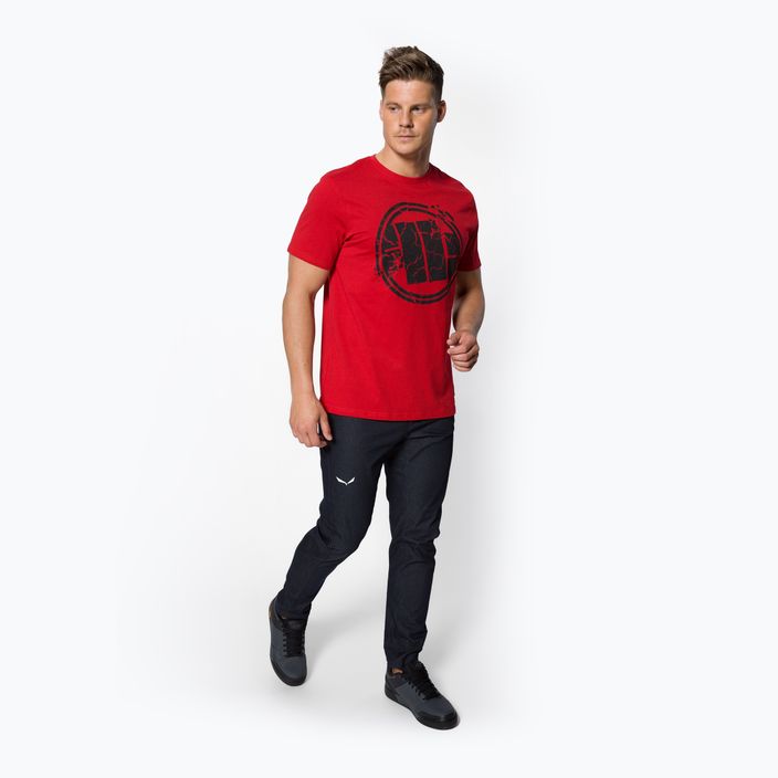 Men's T-shirt Pitbull West Coast Scratch 170 GSM red 2