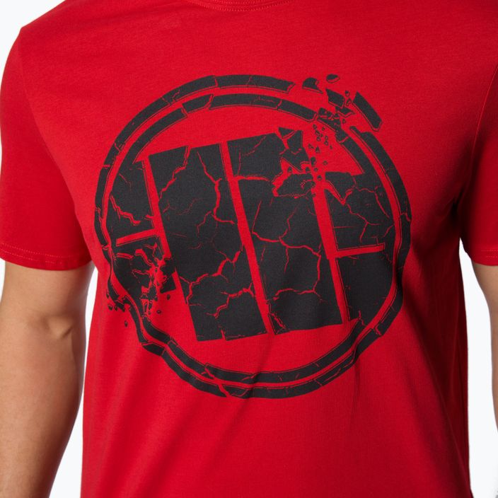 Men's T-shirt Pitbull West Coast Scratch 170 GSM red 4