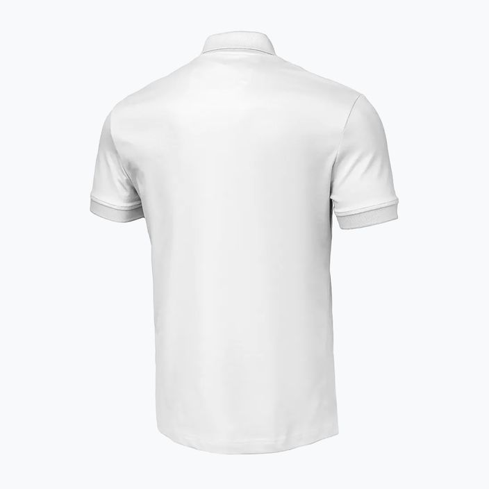 Men's polo shirt Pitbull West Coast Polo Jersey Small Logo 210 GSM white 2