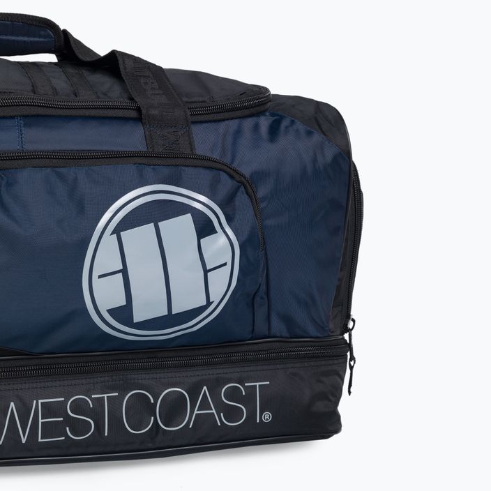Men's training bag Pitbull West Coast Big Logo TNT black/dark navy 3