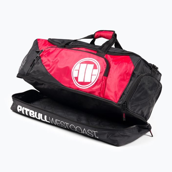 Men's training bag Pitbull West Coast Big Logo TNT black/red 3